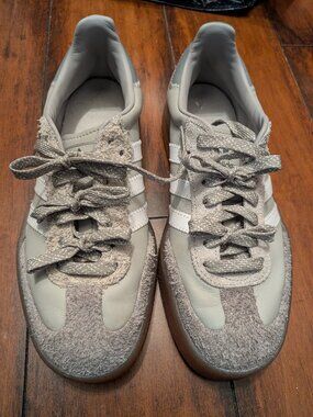 Womens adidas Sambae Athletic Shoe - Grey / White / Grey